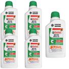 KIT Com 5 Unidades de Óleo 2 Tempos Stihl 500ml Alta Lubrificação Para Roçadeiras 2 Tempos Stihl