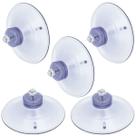 Kit com 5 Ventosas De Silicone 90mm Alta Fixação 9cm com Parafuso E Porca