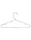 Kit com 50 cabides adulto fixo em acrílico transparente Comac