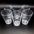 Kit com 50 Copos Boteco Brasil Transparente Cristal 190 ml Poliestireno super resistente