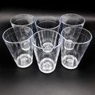Kit com 50 Copos Boteco Brasil Transparente Cristal 190 ml Poliestireno super resistente