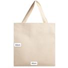 Kit com 50 ecobags 40x40cm lisa - 100% algodão cru