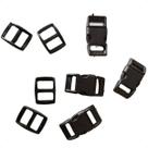 Kit Com 50 Fechos De Engate Rápido Com 100 Reguladores 10MM