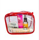 Kit com 50 mini necessaire Transparente 15x12