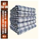 Kit Com 50 Pano De Chão Neves - Pesado 85 Gramas - Grande 65 X 40cm - Multiuso - Limpeza Geral