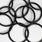 Kit Com 50 Unidades De Argola 11,5cm Preta Para Artesanato Multiuso Kit Com 50 Unidades De Argola 11,5cm Preta Para Artesanato Multiuso