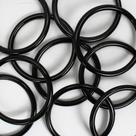 Kit Com 50 Unidades De Argola Plástica 7,9cm Preto Multiuso Resistente Kit Com 50 Unidades De Argola Plástica 7,9cm Preto Multiuso Resistente