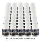 Kit com 50 Unidades Vegetal 15 500mg 15 Cápsulas Suplemento Alimentar