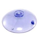 Kit com 50 Ventosas de 55mm Cabeça Botão Em Pvc Cristal Ventosa 5,5cm