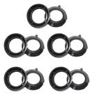 Kit Com 5pçs - Jogo Arruela/bucha Pvc 5x3'' Pol Kit Com 5pçs - Jogo Arruela/bucha Pvc 5x3'' Pol