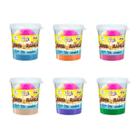 Kit com 6 Areia Magica Cinetica 550g ArtKids Acrilex Kit com 6 Areia Magica Cinetica 550g ArtKids Acrilex