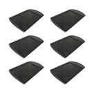 Kit com 6 Bandeja Preta Fast Food 44X30Cm 3UD Plastic