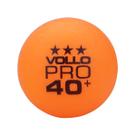 Kit com 6 Bolas Tênis de Mesa Ping Pong 3 Estrelas Profissional Amador Competições Vollo