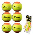 Kit com 6 Bolinhas Drop Shot Beach Tennis Approved Stage 2