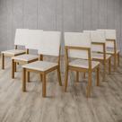 Kit com 6 Cadeiras de Jantar - Milla