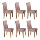 Kit com 6 Cadeiras para Sala de Jantar Mdp/mdf Wallace Kit com 6 Cadeiras para Sala de Jantar Mdp/mdf Wallace