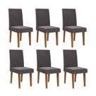 Kit com 6 Cadeiras para Sala de Jantar Mdp/mdf Wallace