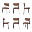 Kit com 6 Cadeiras para Sala de Jantar Mona Yescasa