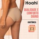 Kit Com 6 Calcinhas Biquini Alta Poliamida Sem Costura