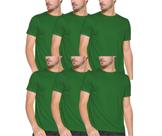 Kit Com 6 Camisas Camisetas Blusas T-shirts Masculinas Femininas Unissex Slim Básica 100% Algodão Kit Com 6 Camisas Camisetas Blusas T-shirts Masculinas Femininas Unissex Slim Básica 100% Algodão