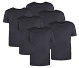 Kit com 6 Camisetas Básicas Algodão Chumbo Tamanho G