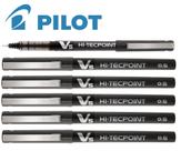 Kit Com 6 Canetas Pilot Hi Tecpoint V5 Preta
