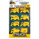 KIt com 6 Carrinhos Construção Brinquedo Infantil Criança