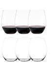 Kit com 6 Copos Para Vinho "O" RIEDEL Cabernet Merlot 600ml