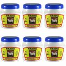 Kit Com 6 Cremes Para Pés E Mãos Banha De Carneiro - 240Gr - Mundial