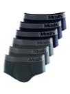 Kit com 6 Cueca Slip Mash 713.02 Colorido