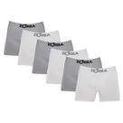 Kit Com 6 Cuecas Boxer Box Adulto Em Algodão Cotton Sem Costura Zorba