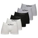 Kit com 6 cuecas boxer zorba 781