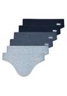 Kit com 6 Cuecas Slip Lupo 515-089 Kit com 6 Cuecas Slip Lupo 515-089