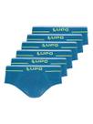 Kit com 6 Cuecas Slip Lupo 624-003