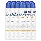 Kit com 6 Desodorante Dove Aerosol Women Original 150ml