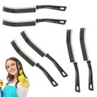 Kit com 6 Escova De Limpeza Para Cantos Frestas Frisos e Rejuntes Multiuso Cerdas Duras