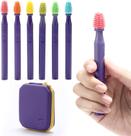 Kit com 6 Escovas Bucais Sensoriais e Ferramentas de Estimulação Oral