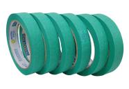 Kit Com 6 Fita Crepe Colorida 18mm X 30m Fitas Adesivas