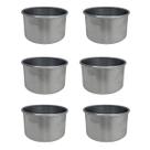 Kit com 6 Formas de Bolo Pequena Bento Cake