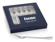 Kit Com 6 Garfos Para Petisco Midas Toptable Churrasco Frios Caixa Para Presente Mesa Servir Multiuso