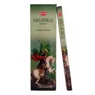Kit com 6 Incensos Indianos São Jorge/Proteção, Coragem e Fé Kit com 6 Incensos Indianos São Jorge/Proteção, Coragem e Fé