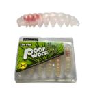 Kit com 6 Iscas Verme Artificial para Pesca Superfície com Estojo