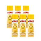 Kit com 6 Kit Jimo Anti Acaros Pulgas Carrapatos Spray 300ml Elimina Insetos Invisiveis Protege Ambientes Infestação Dedetização Em Casa