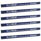 Kit com 6 Lápis para Carpinteiro - 8110 - BRASFORT