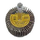 Kit com 6 Lixas Circulares Roda Pg 40 X 20mm Grão 060 - Vonder
