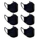Kit com 6 Máscaras Lupo 36004-904 Pretas