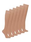 Kit com 6 Meias 3/4 Fio 20 Loba 5510-001