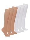 Kit com 6 Meias 3/4 Fio 20 Loba 5510-001