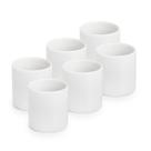 Kit com 6 mini copinho de porcelana 55 ml copinhos de café