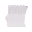 Kit com 6 Pares de Meias Brancas Trifil T06313 Esportivas